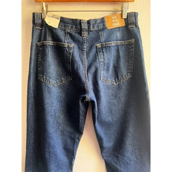 New We the Free by Free People CRVY Siren Low-Rise Straight Jeans - Size 27 - Picture 3 of 8